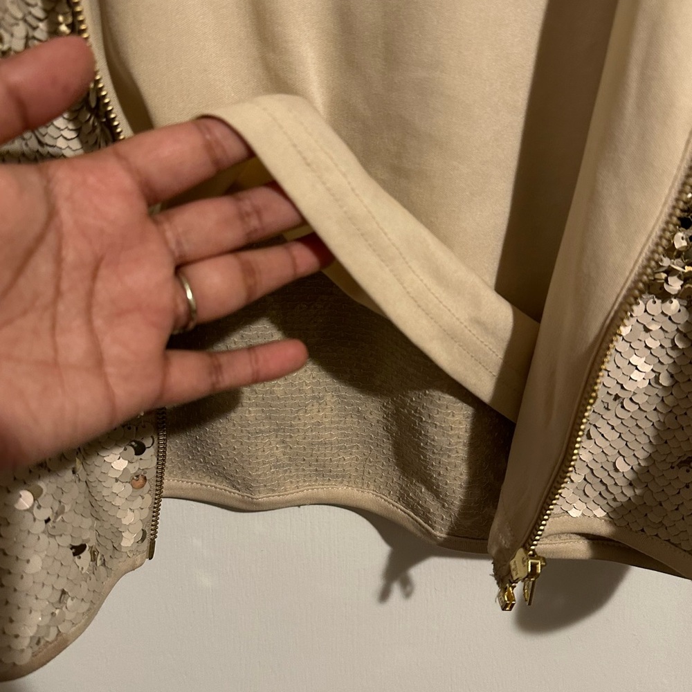 Gold sequin jacket - Large - Picture 3 of 6